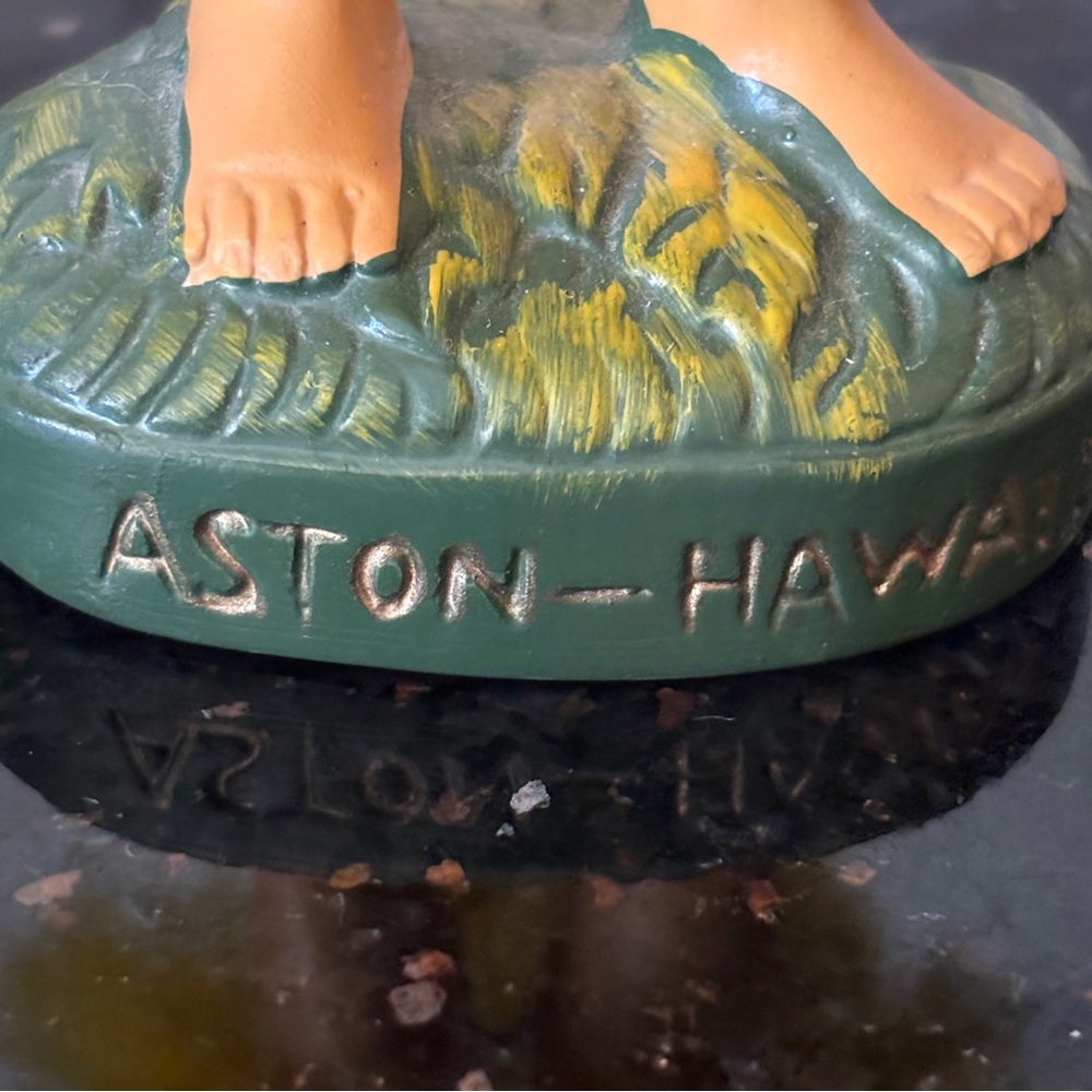 Rare Bobble Hula Girl Ceramic Figurine - Aston Hawaii Promotional Item 1990’s - Picture 8 of 13